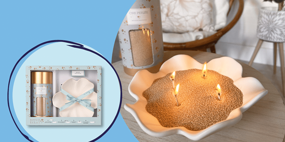 Bougie perlée de cire : la nouvelle tendance déco et bien-être