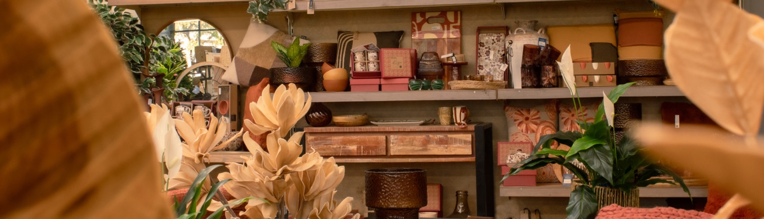 Décoration intérieur jardinerie clarac