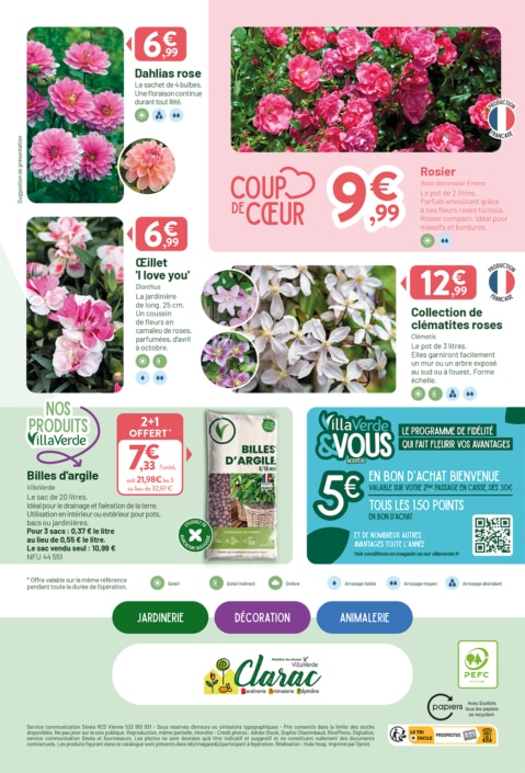 Catalogue Printemps : Jardinerie Clarac Catalogue Printemps : Jardinerie Clarac